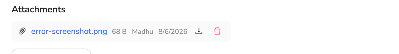 Attachments screenshot